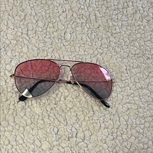 Pink Aviator Sunglasses